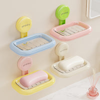 Macaron Suction Cup Corner Shelf for Bathroom & Kitchen - No-Drill Wall-Mounted Organizer