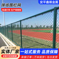 Hot-Dip Galvanized PVC Coated Chain Link Fence for Sports Fields