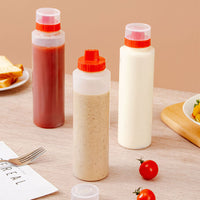PE Three-Hole Squeeze Bottle for Sauces, Dressings, and Condiments