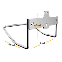 Stainless Steel Ladder Hanger Wall Mount Garage Ladder Storage Bracket Multi-functional Ladder Rack for Garage Garden