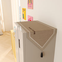 Refrigerator Dust Cover and Cabinet Mat, American Style Durable Universal Appliance Cover