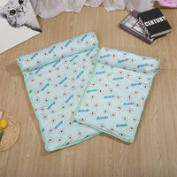 Pet Cooling Mat for Dogs and Cats, Silk Cotton Summer Cool and Soft Pet Bed