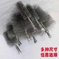 Drain Cleaning Brush Head for 16mm Spring Solid Shaft Steel Wire