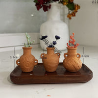 Mini Terracotta Succulent Planters - Breathable Clay Pots for Small Plants & Garden Decor