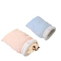 Soft Plush Cat Sleeping Bag Bed for Winter Warmth and Comfort