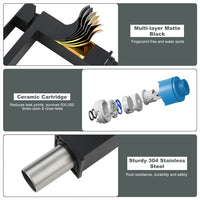 304 Stainless Steel Bathroom Faucet for Basin, Hot and Cold Mixer Tap