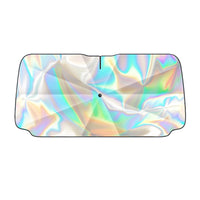 Retractable Laser Car Windshield Sun Shade Umbrella for UV Protection