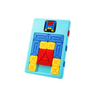 AI Smart Slide Puzzle Game for Kids, Electronic Huarong Road Geometric Educational Toy