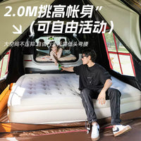 SUV Car Tail Extension Tent Outdoor Camping Shelter with Rainproof Design and Chimney Port