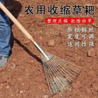 Heavy-Duty Steel Wire Rake for Gardening and Farming