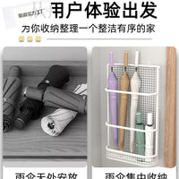 Wall-Mounted Umbrella Stand with Cartoon Cat Ear Design for Home Entryway