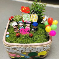 Thickened Artificial Moss Mat for Planters and Micro Landscapes, Flocked Grass Carpet for Display Windows and Ground Decoration