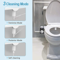 Non-Electric Bidet Toilet Seat Attachment with Dual Nozzles for Cold and Hot Water, Easy Installation