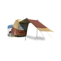SUV Car Tailgate Tent with Mosquito Net and Sunshade, Outdoor Vehicle Rear Extension Awning