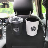 Car Seat Back Organizer with Trash Can and Storage Pockets