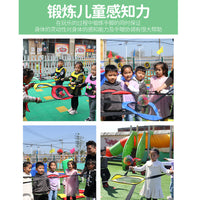 Kids' Sensory Integration Throw and Catch Umbrella Game for Outdoor Play and Parent-Child Interaction