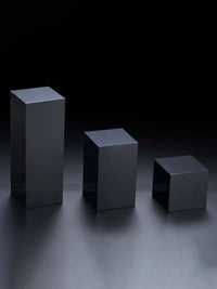 Acrylic Jewelry Display Blocks for Photography and Showcase, Reflective Base for Rings, Necklaces, Earrings