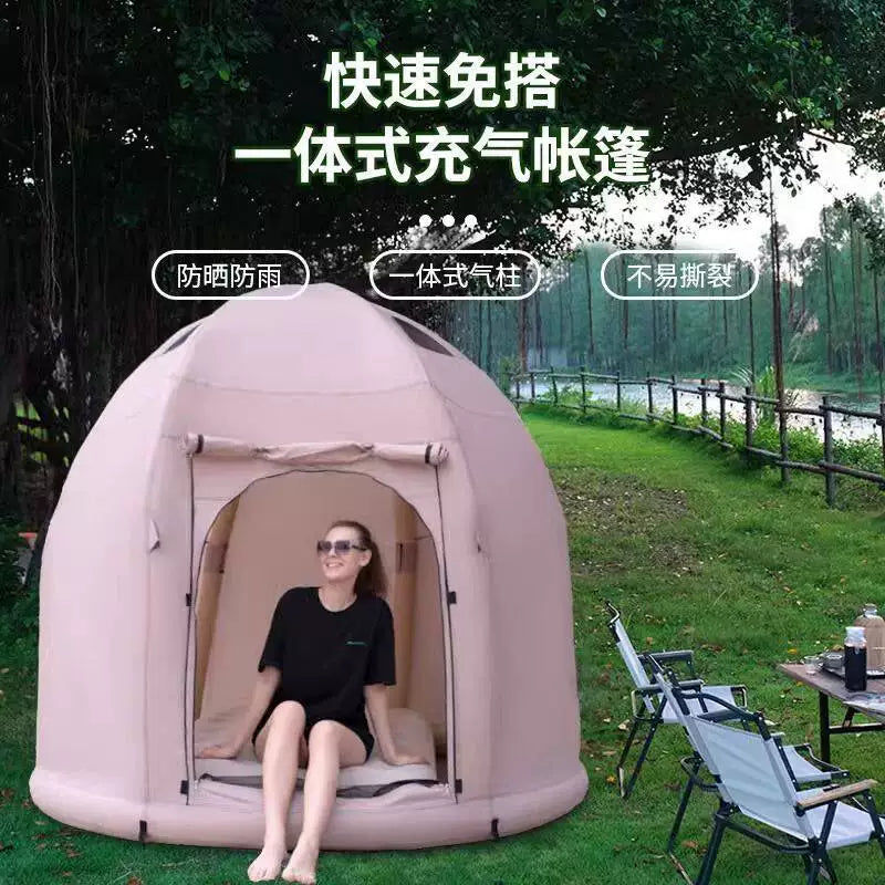 Inflatable Outdoor Camping Tent Automatic Portable All-Weather Shelter for Family Travel