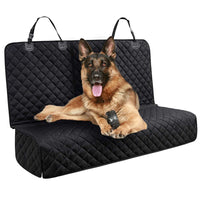 Waterproof Car Back Seat Pet Mat with Storage Pockets for Dogs