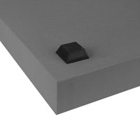 Nordic Style Rectangular Imitation Cement Plant Pot Tray with Water Catchment