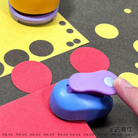 Paper Punch Set for Kids' DIY Crafts - Circle, Butterfly, Heart, Star Shapes
