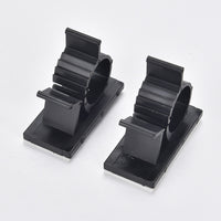 Adjustable Self-Adhesive Cable Clips for Wire Management, 100-Pack