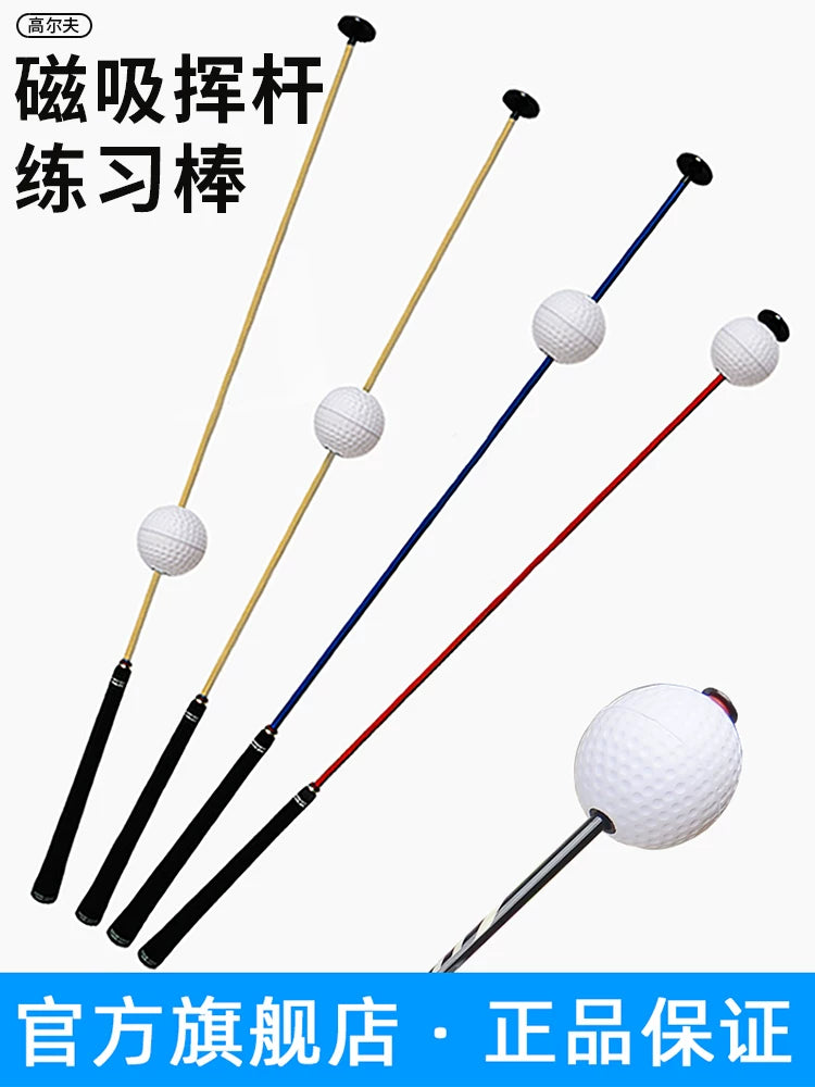 Golf Swing Trainer Aid with Grip Corrector for Indoor Practice