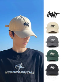 Unisex Korean Style Baseball Cap for Men and Women, Large Head Circumference Sun Protection Visor