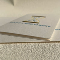 Folding Birthday Card with Countdown Hourglass, Romantic Blessing Gift for Friends and Businesses