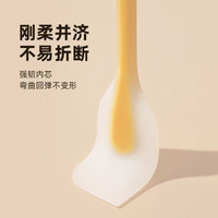 New Silicone Spatula Food Grade BBQ Oil Brush Baking Tool Integrated Cream Spreader for Home Use