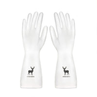 Household Waterproof Rubber Dishwashing Gloves for Kitchen and Laundry, Thin Latex Cleaning Gloves