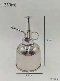 Nordic Style Stainless Steel Watering Can for Indoor Plants & Succulents, Small Vintage Spray Bottle