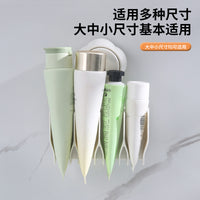 No-Drill Suction Cup Wall-Mounted Toothpaste Facial Cleanser Holder
