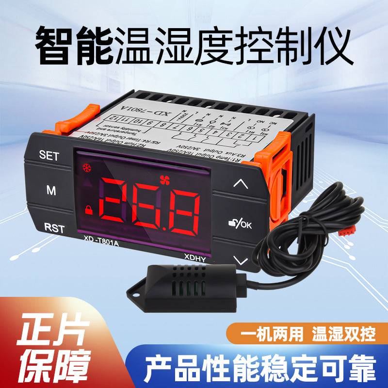 XD-7801A Digital Temperature and Humidity Controller for Greenhouse Incubation