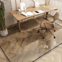 Modern Minimalist Waterproof Floor Mat for Kids' Rooms & Office Chairs - Non-Slip & Cuttable