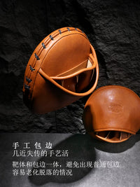 Summitdragon Vintage Microfiber/Leather Muay Thai Boxing Focus Mitts for Training