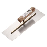 Manganese Steel Plastering Trowel with Wooden Handle for Cement Mortar and Putty