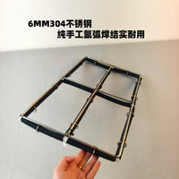 Aquarium Pond Nano Aeration Plate Stainless Steel Self-Sinking Oxygen Bar for Fish Tanks