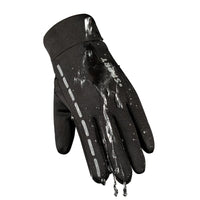 Waterproof Thermal Cycling Gloves for Men and Women, Touchscreen Compatible, Reflective