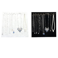Premium Plush Foldable Necklace and Bracelet Display Stand Jewelry Organizer