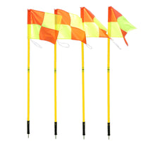 2-Section Multi-Functional Training Pole for Basketball Agility, Soccer Drills, Ground-Insert Corner Flag, Obstacle Pole