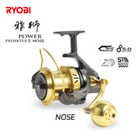 RYOBI Carbon Fiber Spinning Reel for Sea Fishing and Long Casting