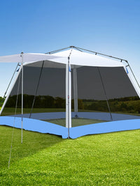Alltel Aluminum Pole Automatic Outdoor Canopy Tent for Family Picnics, BBQ, Camping, Rain and Sun Protection