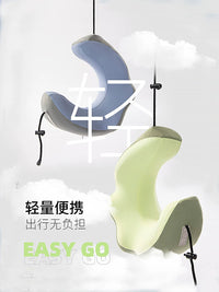 Memory Foam U-Shaped Travel Neck Pillow for Office, Airplane, Car, and High-Speed Rail