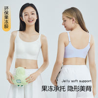 Jelly Gel Soft Support Seamless Wireless Bra for Women