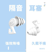 Noise Cancelling Silicone Earplugs for Sleep, Swimming, and Noise Reduction