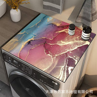 Diatomaceous Earth Marble Pattern Appliance Mat for Washing Machine, Stove, Coffee Maker