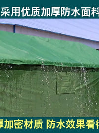 Heavy-Duty Waterproof Insulated Canvas Tent for Outdoor Construction, Emergency Relief, and Farming