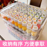 Perler Beads Storage Box Set with Dustproof Transparent Containers