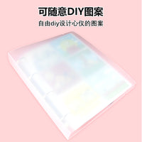A4明信片镭射票收纳册拍立得相册四宫格卡册收纳册九宫格卡册内页